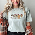 Christmas Calves, Holstein, Cow Lovers, Farm Life - Adult & Kids T-Shirts, Sweatshirts & Hoodies apparel design preview 1