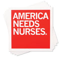 America Needs Nurses Sticker - Adult & Kids T-Shirts, Sweatshirts & Hoodies apparel design preview 1