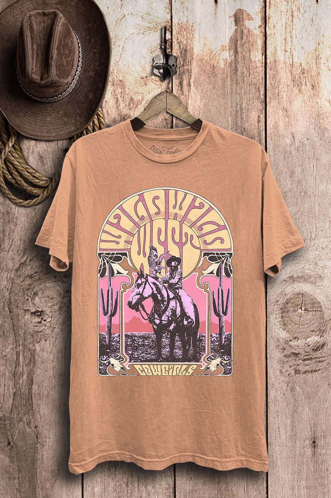 Wild West Cowgirls Graphic Top - Adult & Kids T-Shirts, Sweatshirts & Hoodies apparel design preview 1