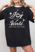 Joy To the World Puff Oversize Graphic - Adult & Kids T-Shirts, Sweatshirts & Hoodies apparel design preview 1