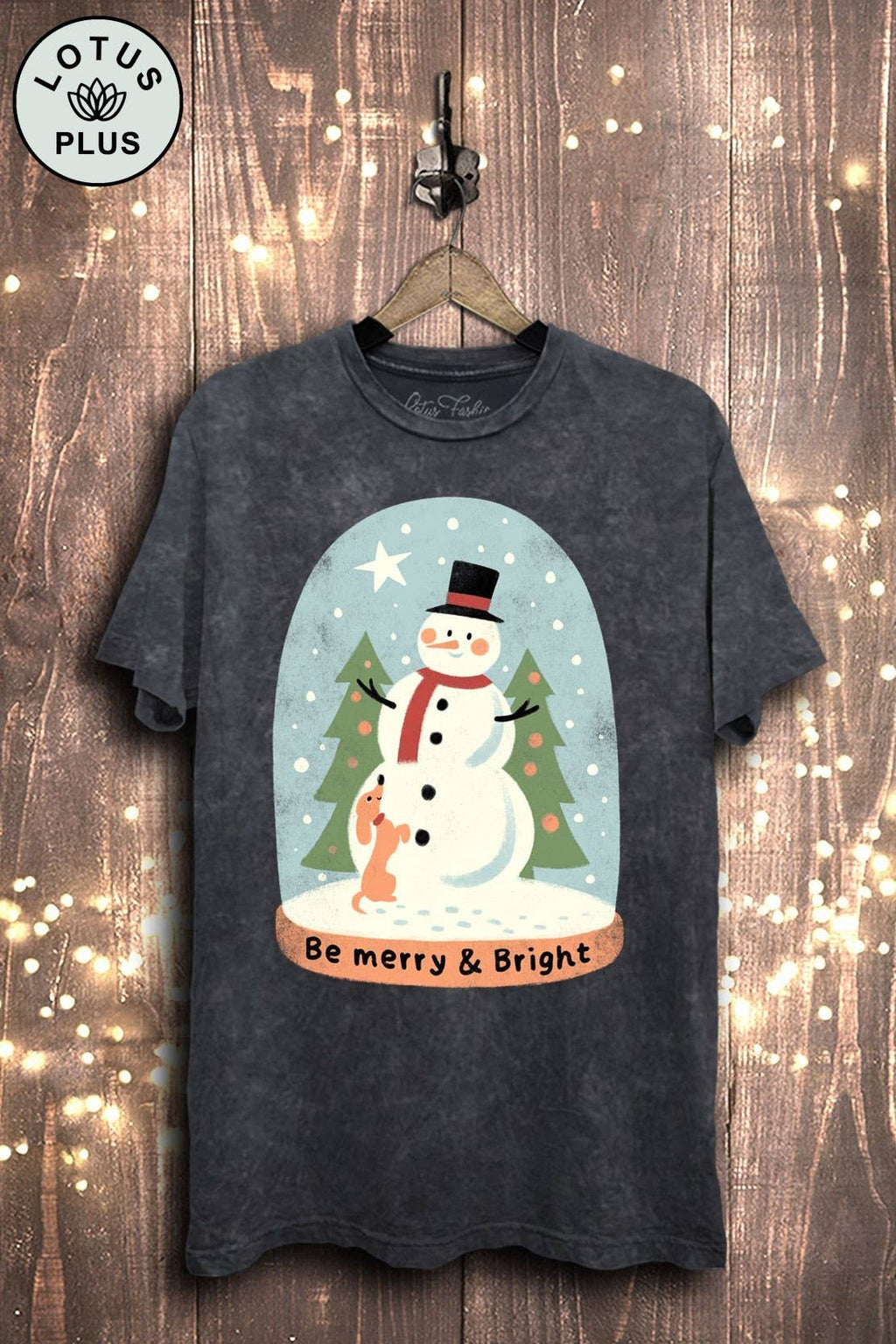 Be Merry and Bright Graphic Top - Adult & Kids T-Shirts, Sweatshirts & Hoodies apparel design preview 1