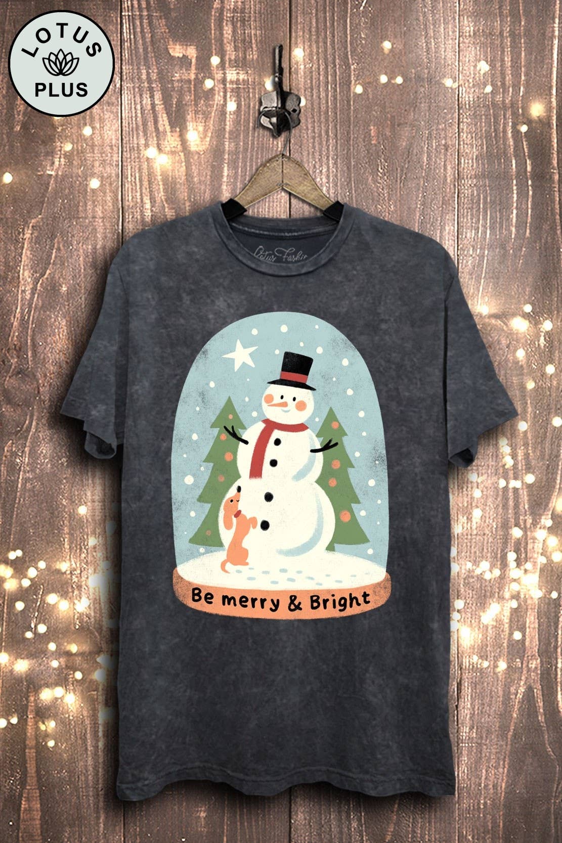 Be Merry and Bright Graphic Top - Adult & Kids T-Shirts, Sweatshirts & Hoodies apparel design preview 1