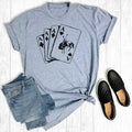 Cowboy Playing Cards - Adult & Kids T-Shirts, Sweatshirts & Hoodies apparel design preview 1