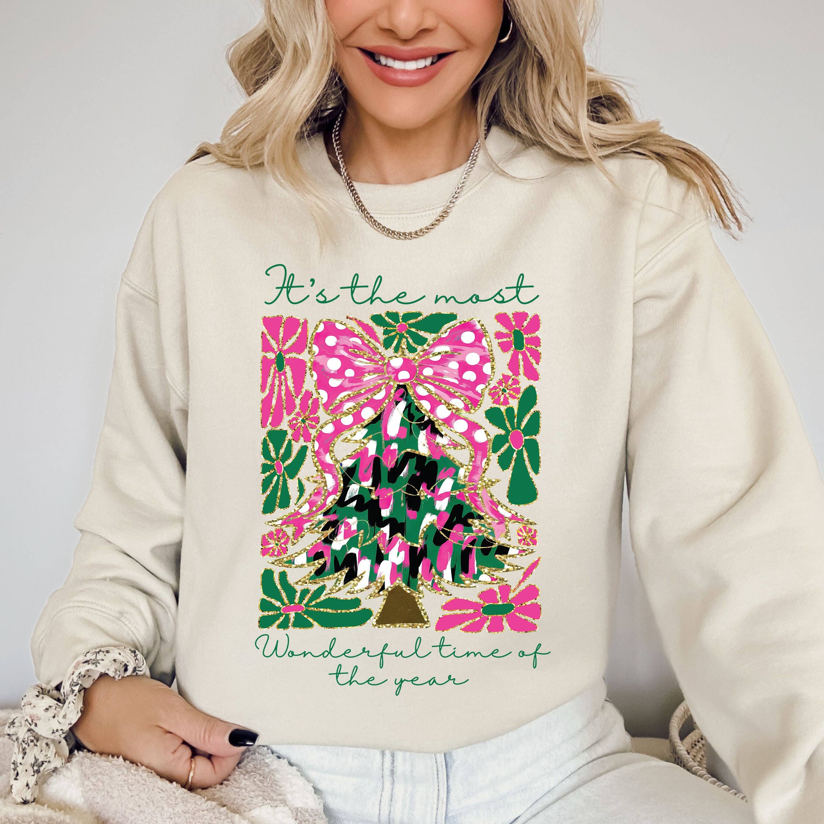It's the Most Wonderful Time of Year Fauxgold - Adult & Kids T-Shirts, Sweatshirts & Hoodies apparel design preview 1