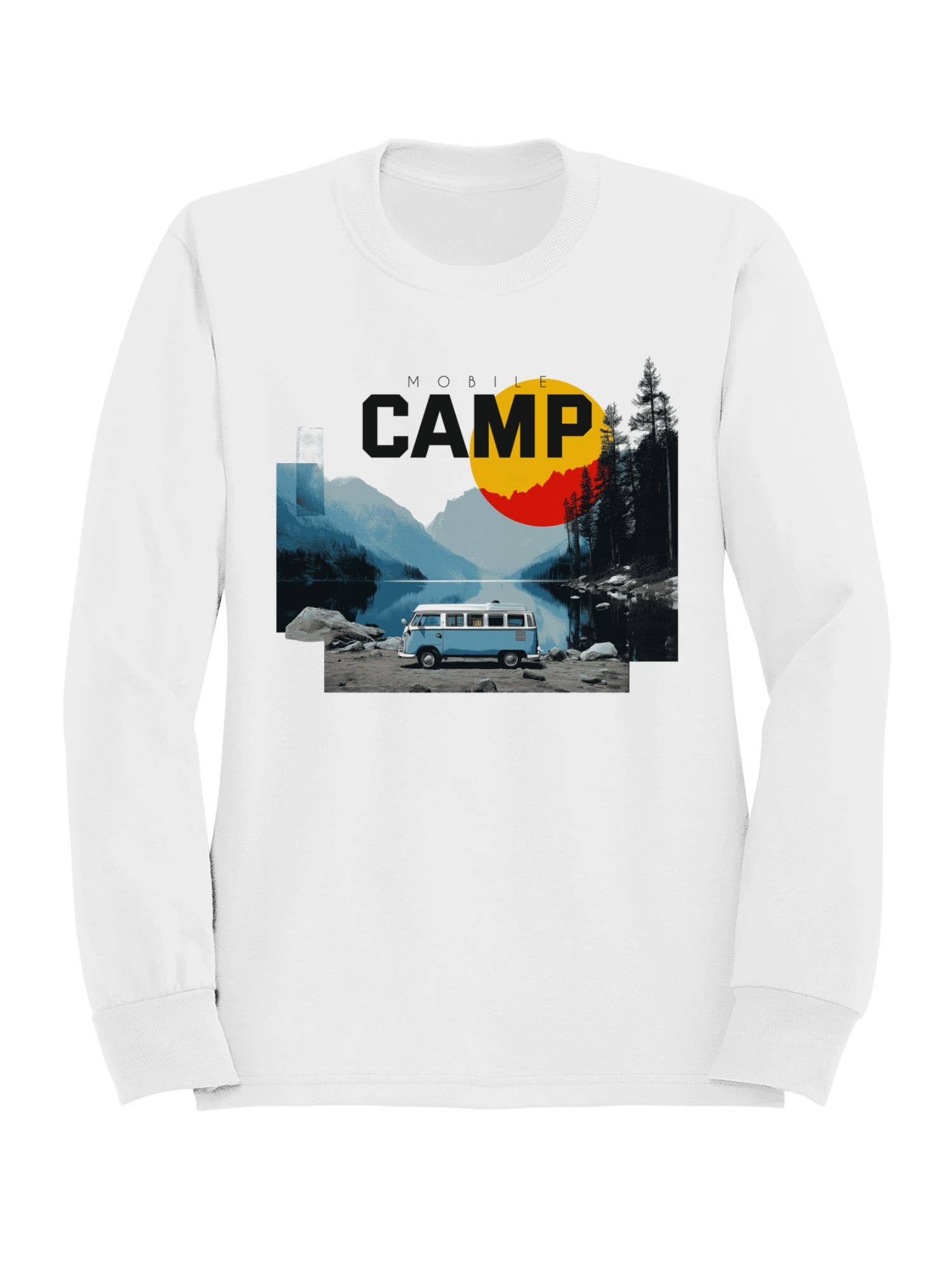 Retro Van Adventure Graphic Women's - Adult & Kids T-Shirts, Sweatshirts & Hoodies apparel design preview 1