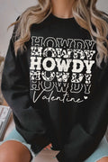 Howdy Valentine Graphic Brushed - Adult & Kids T-Shirts, Sweatshirts & Hoodies apparel design preview 1