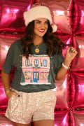 Small Town Christmas - Adult & Kids T-Shirts, Sweatshirts & Hoodies apparel design preview 1