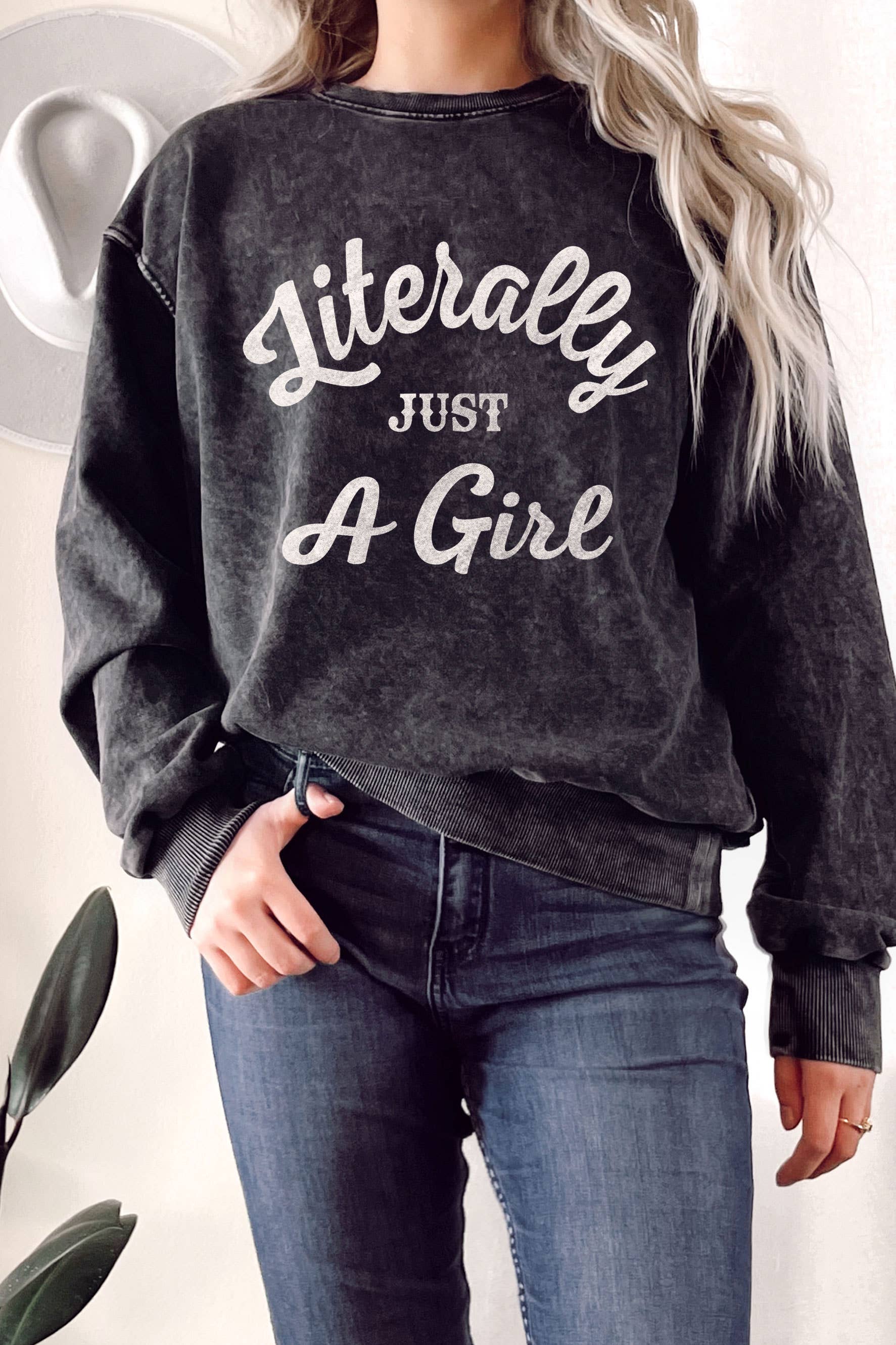 Literally Just A G Mineral Graphic Terry - Adult & Kids T-Shirts, Sweatshirts & Hoodies apparel design preview 1