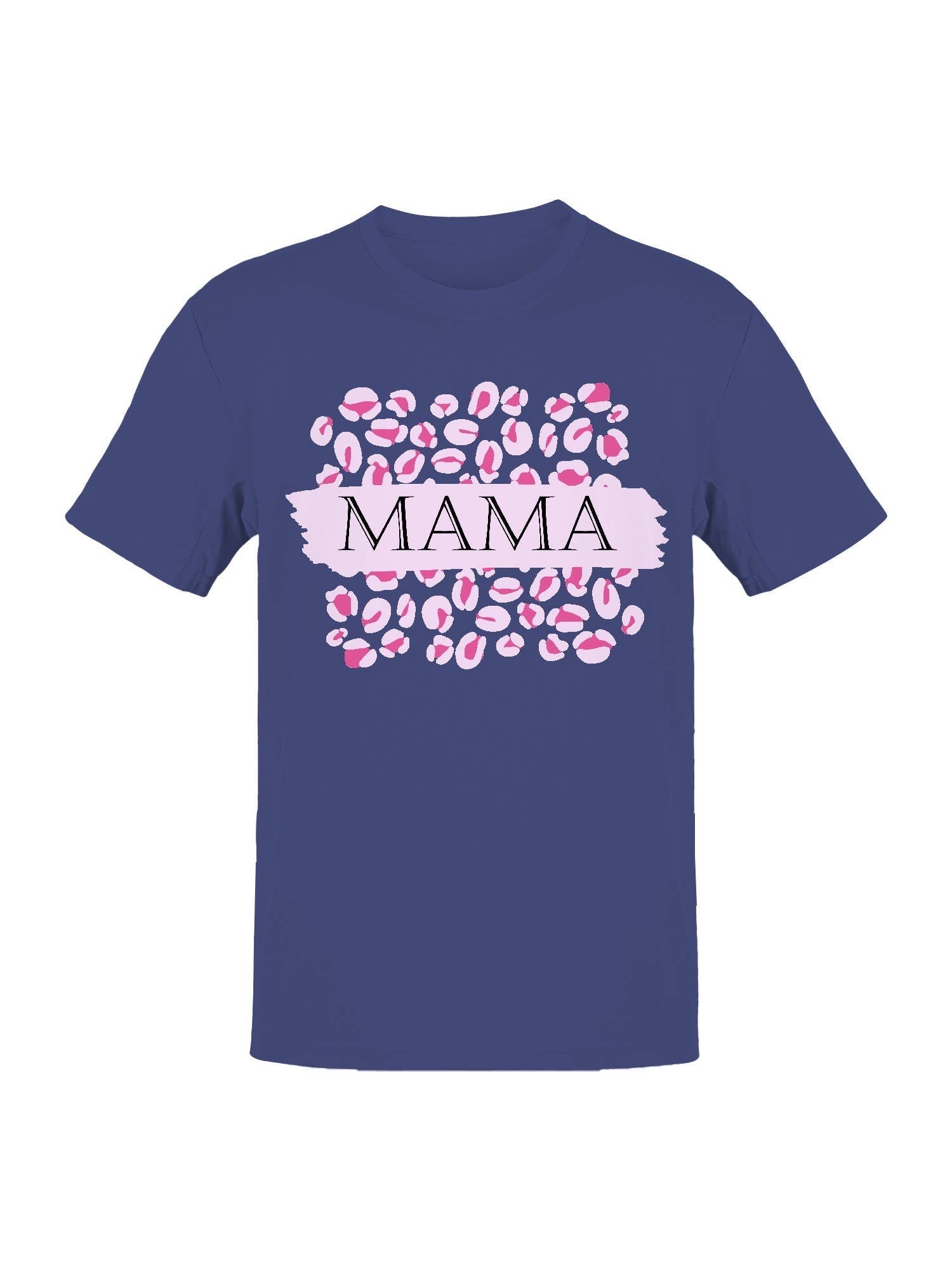 Pink Leopard Print Mama Design Women's - Adult & Kids T-Shirts, Sweatshirts & Hoodies apparel design preview 1
