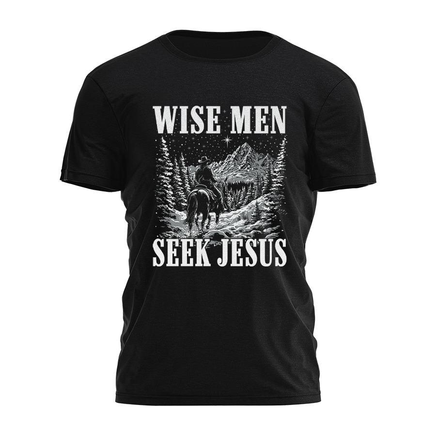 Wise Men Seek Jesus 4337 - Adult & Kids T-Shirts, Sweatshirts & Hoodies apparel design preview 1