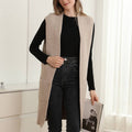 Solid Color Open Long Cozy Vest with Pockets - Adult & Kids T-Shirts, Sweatshirts & Hoodies apparel design preview 1