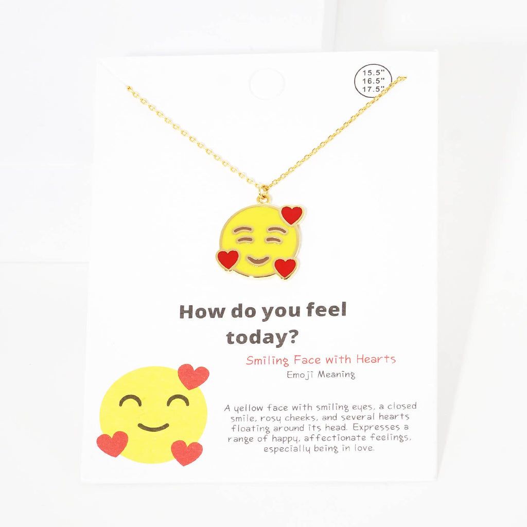 Gold-Dipped Emoji Charm Necklace - Adult & Kids T-Shirts, Sweatshirts & Hoodies apparel design preview 1