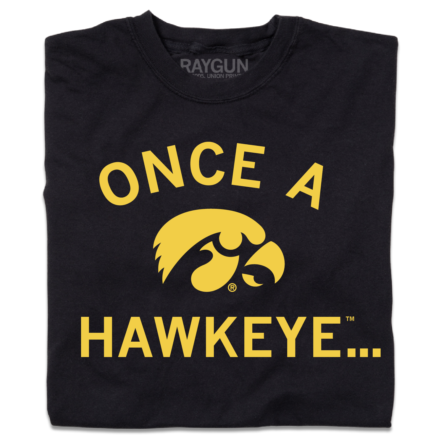 Once A Hawkeye - Adult & Kids T-Shirts, Sweatshirts & Hoodies apparel design preview 1