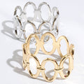 Connected Oval Shape Gold&Rhodium Plated Bracelet - Adult & Kids T-Shirts, Sweatshirts & Hoodies apparel design preview 1
