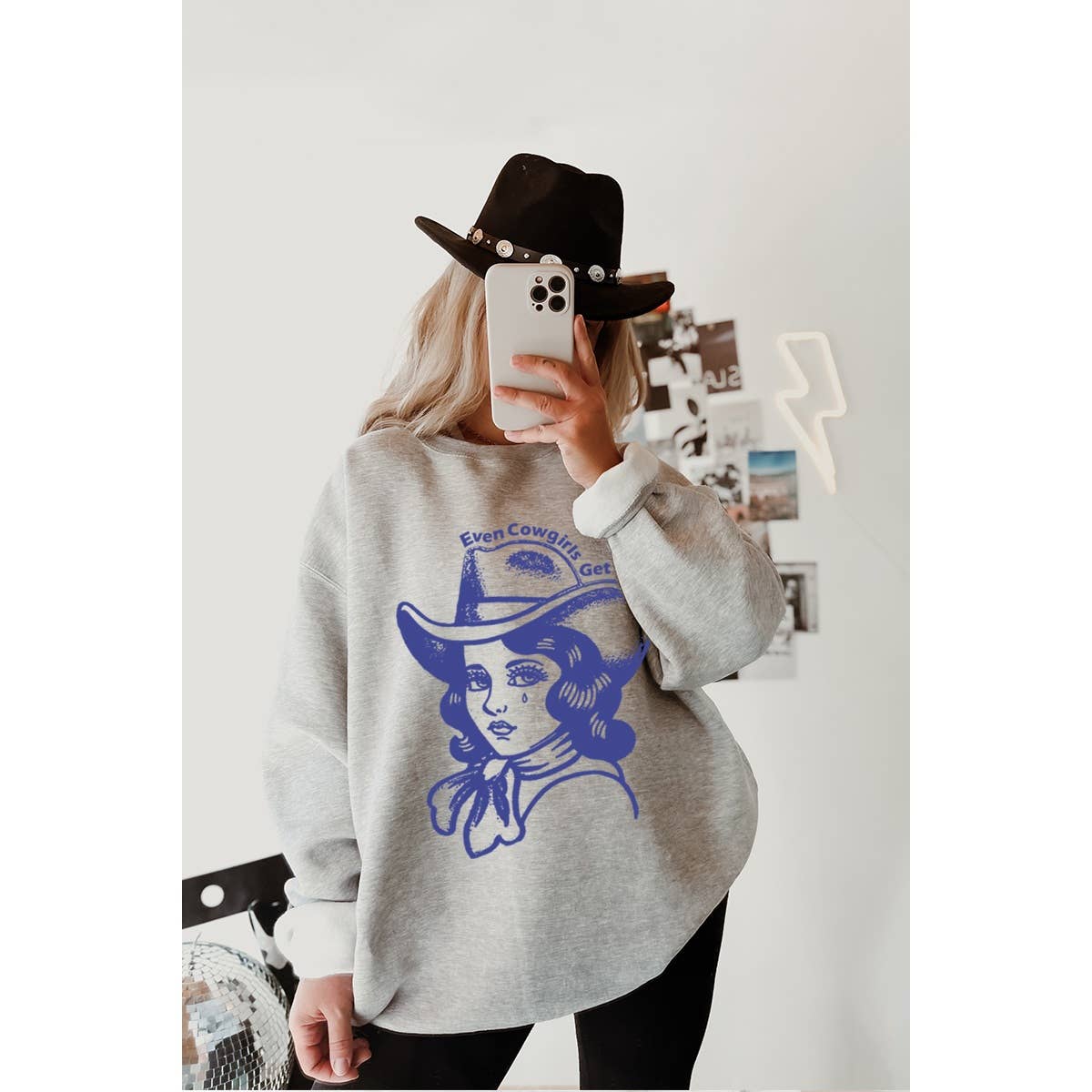 Cowgirls Western Vintage Graphic - Adult & Kids T-Shirts, Sweatshirts & Hoodies apparel design preview 1