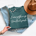 Everything Hallelujah Blue Spruce Faith Based Graphic - Adult & Kids T-Shirts, Sweatshirts & Hoodies apparel design preview 1