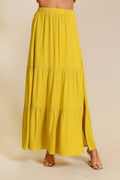 0116 Set-Boho Tiered Maxi Skirt w/ Side Slit SI-29376 - Adult & Kids T-Shirts, Sweatshirts & Hoodies apparel design preview 1