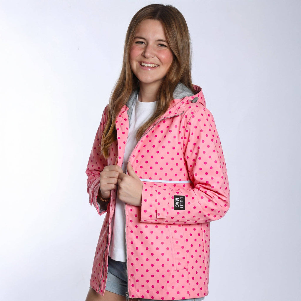 LM-RC-1001PD Pink/Hot Pink Lulu Mac Raincoat - Adult & Kids T-Shirts, Sweatshirts & Hoodies apparel design preview 1