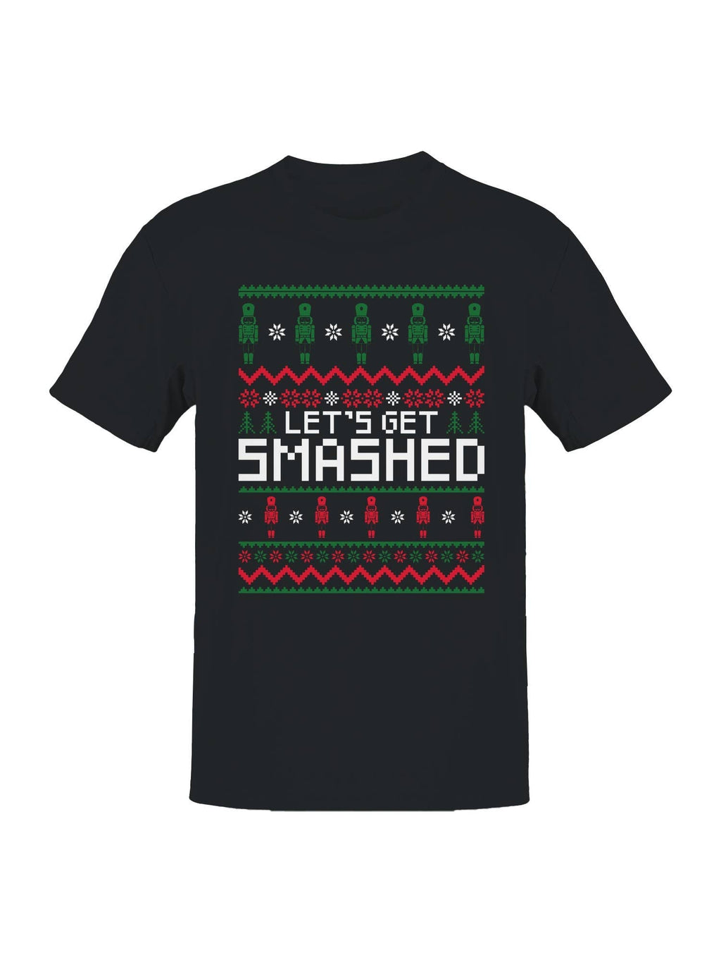 Festive Nutshell "Let's Get Smashed Men's - Adult & Kids T-Shirts, Sweatshirts & Hoodies apparel design preview 1