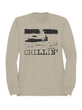 Alien Chillin' Retro Aesthetic Women's - Adult & Kids T-Shirts, Sweatshirts & Hoodies apparel design preview 1
