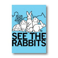 See the Rabbits Postcard - Adult & Kids T-Shirts, Sweatshirts & Hoodies apparel design preview 1