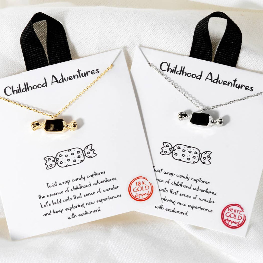 Childhood Adventures Candy Pendant Gold Dipped - Adult & Kids T-Shirts, Sweatshirts & Hoodies apparel design preview 1