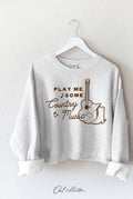 Play Me Some Country Music Mid Graphic - Adult & Kids T-Shirts, Sweatshirts & Hoodies apparel design preview 1