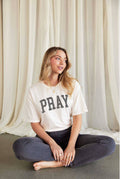 Pray Mineral Washed Graphic Top - Adult & Kids T-Shirts, Sweatshirts & Hoodies apparel design preview 1