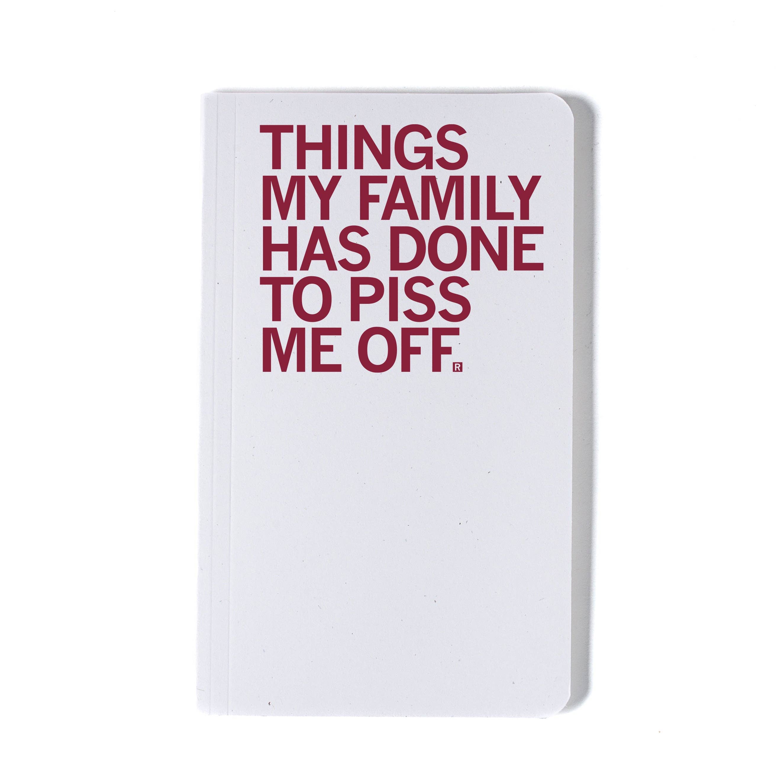 Things My Family Has Done Notebook - Adult & Kids T-Shirts, Sweatshirts & Hoodies apparel design preview 1