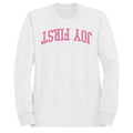 Joy First Motivational Arched Text Men's - Adult & Kids T-Shirts, Sweatshirts & Hoodies apparel design preview 1