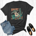 Western Howdy Cow Abduction Graphic - Adult & Kids T-Shirts, Sweatshirts & Hoodies apparel design preview 1