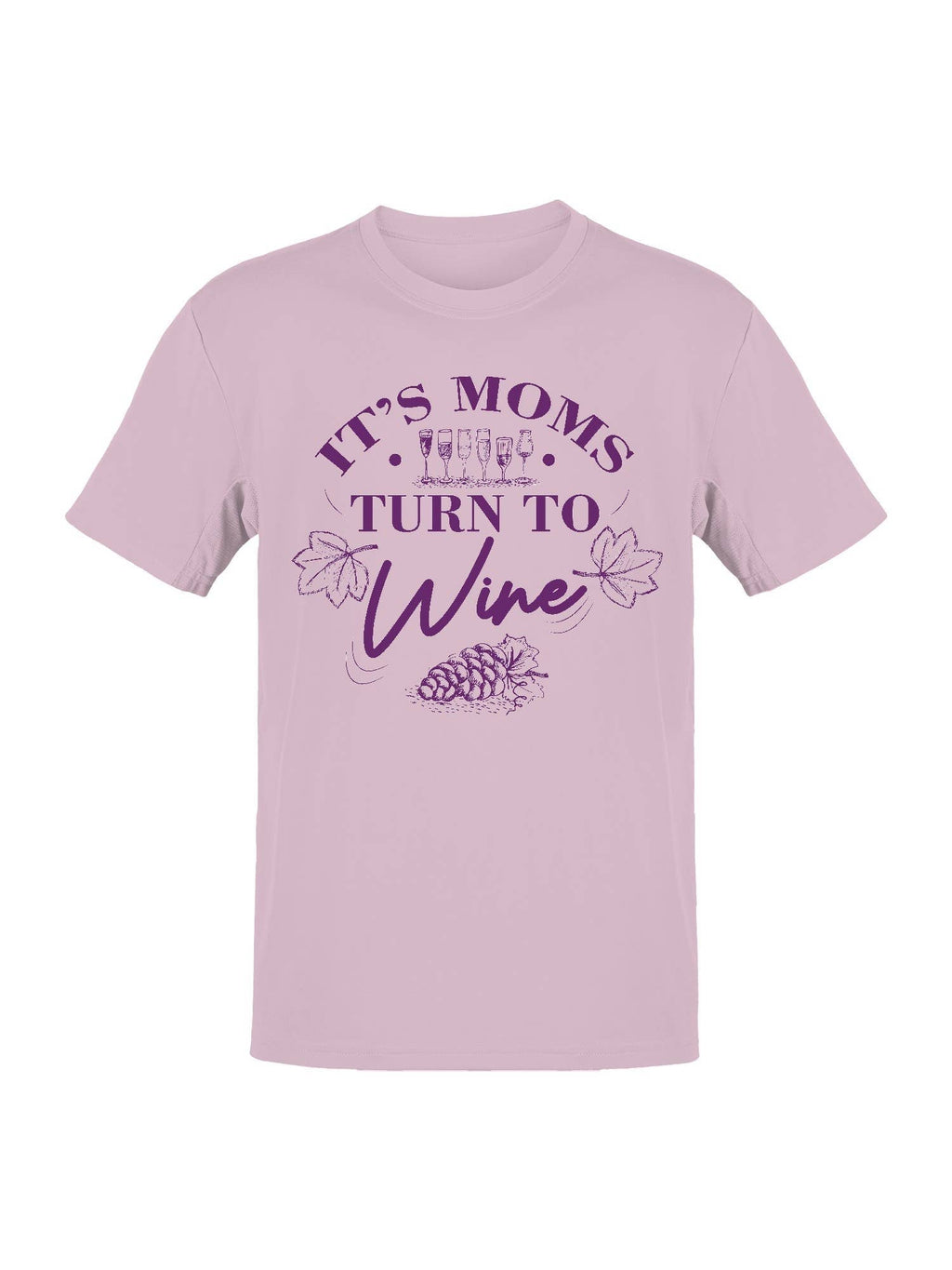 Enjoying Wine Time For Moms Women's - Adult & Kids T-Shirts, Sweatshirts & Hoodies apparel design preview 1