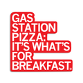 Gas Station Pizza Die-Cut Sticker - Adult & Kids T-Shirts, Sweatshirts & Hoodies apparel design preview 1