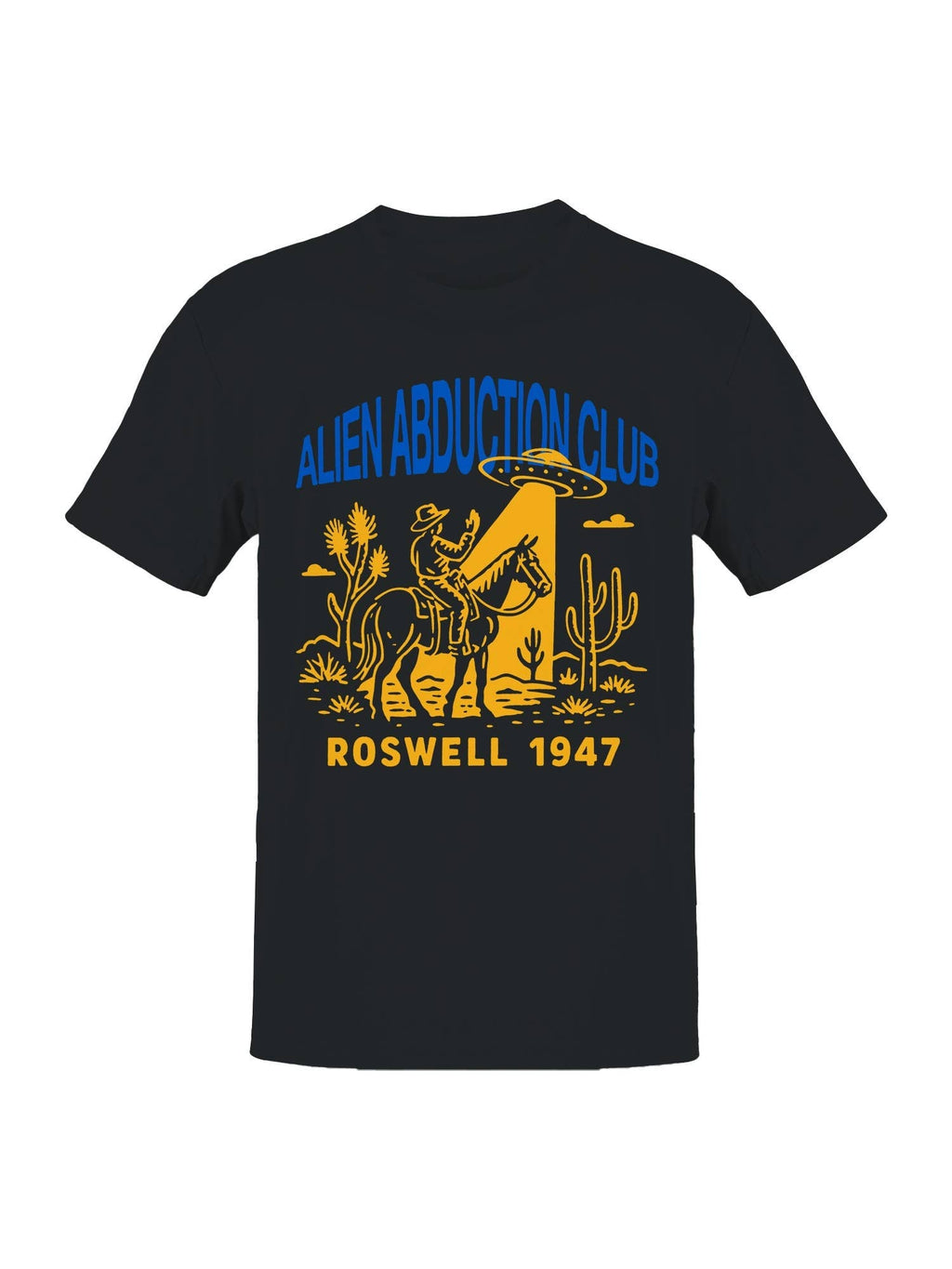 Roswell 1947 Alien Abduction Design Men's - Adult & Kids T-Shirts, Sweatshirts & Hoodies apparel design preview 1