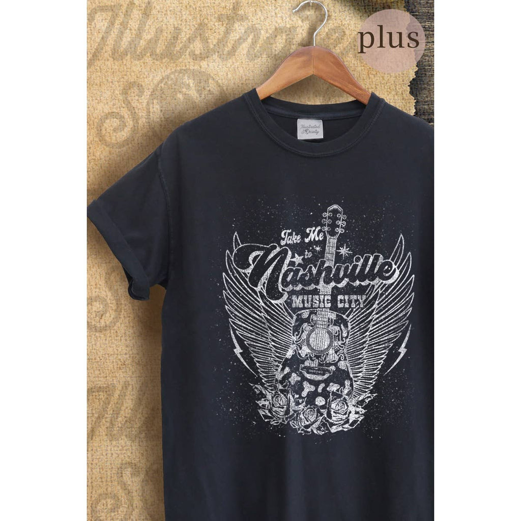 Take Me To Nashville Vintage Graphic Plus - Adult & Kids T-Shirts, Sweatshirts & Hoodies apparel design preview 1