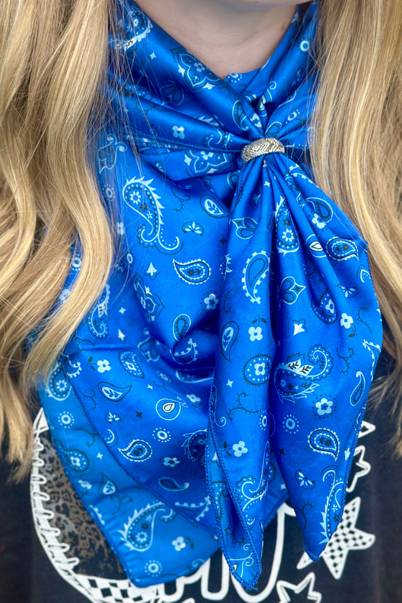 Bandana Babe Blue Wild Rag - Adult & Kids T-Shirts, Sweatshirts & Hoodies apparel design preview 1