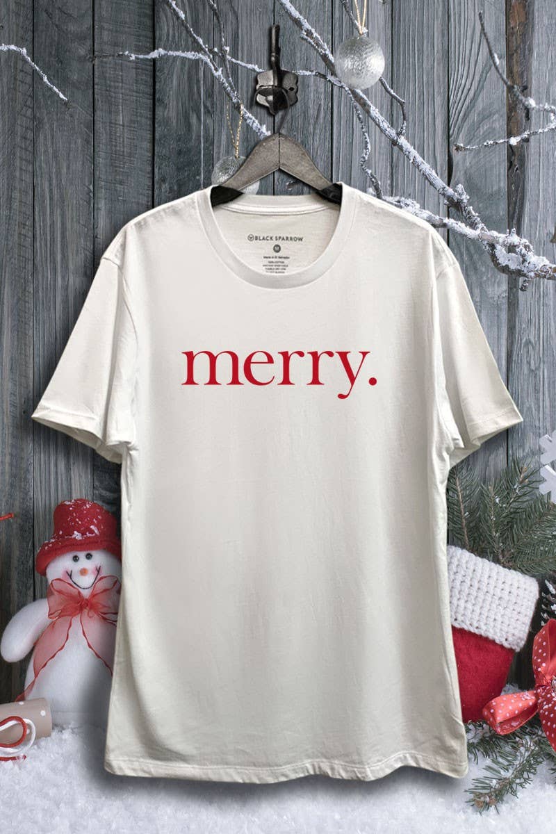 Merry Graphic Top - Adult & Kids T-Shirts, Sweatshirts & Hoodies apparel design preview 1