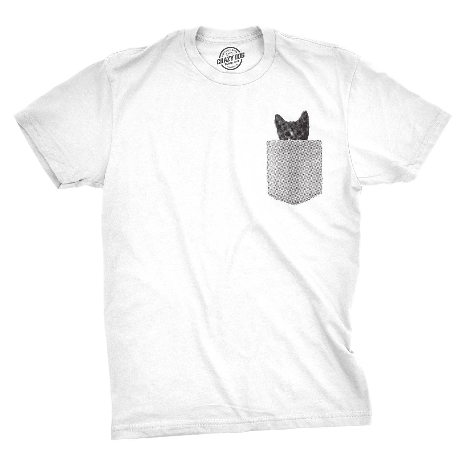 Pocket Cat Men's - Adult & Kids T-Shirts, Sweatshirts & Hoodies apparel design preview 1