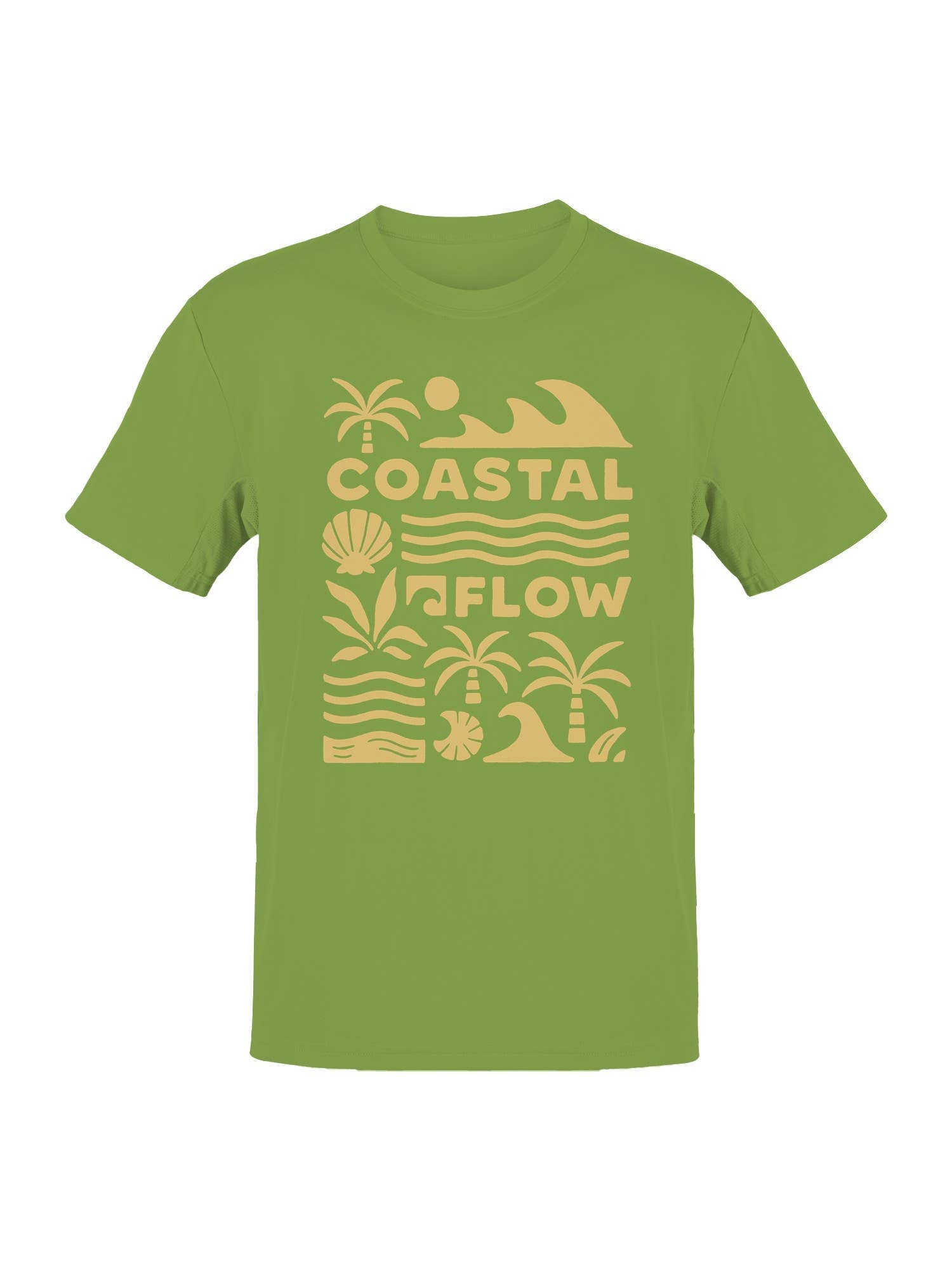 Coastal Flow Tropical Vibes Men's - Adult & Kids T-Shirts, Sweatshirts & Hoodies apparel design preview 1