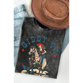 Giddy Up Cow Girl Mineral Wash - Adult & Kids T-Shirts, Sweatshirts & Hoodies apparel design preview 1