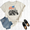 4th of July American Flag Tractor Graphic - Adult & Kids T-Shirts, Sweatshirts & Hoodies apparel design preview 1