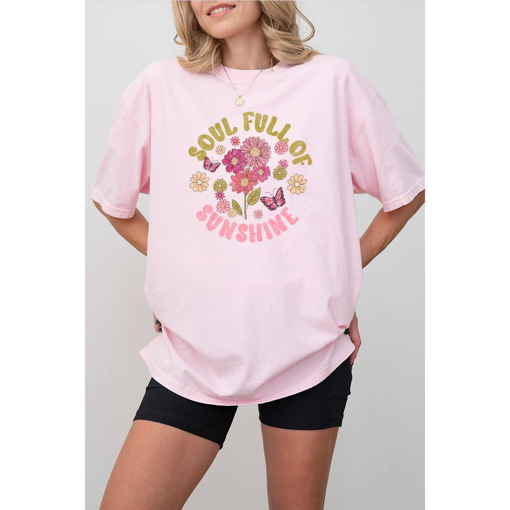 Soul Full of Sunshine Vintage Graphic Oversized - Adult & Kids T-Shirts, Sweatshirts & Hoodies apparel design preview 1