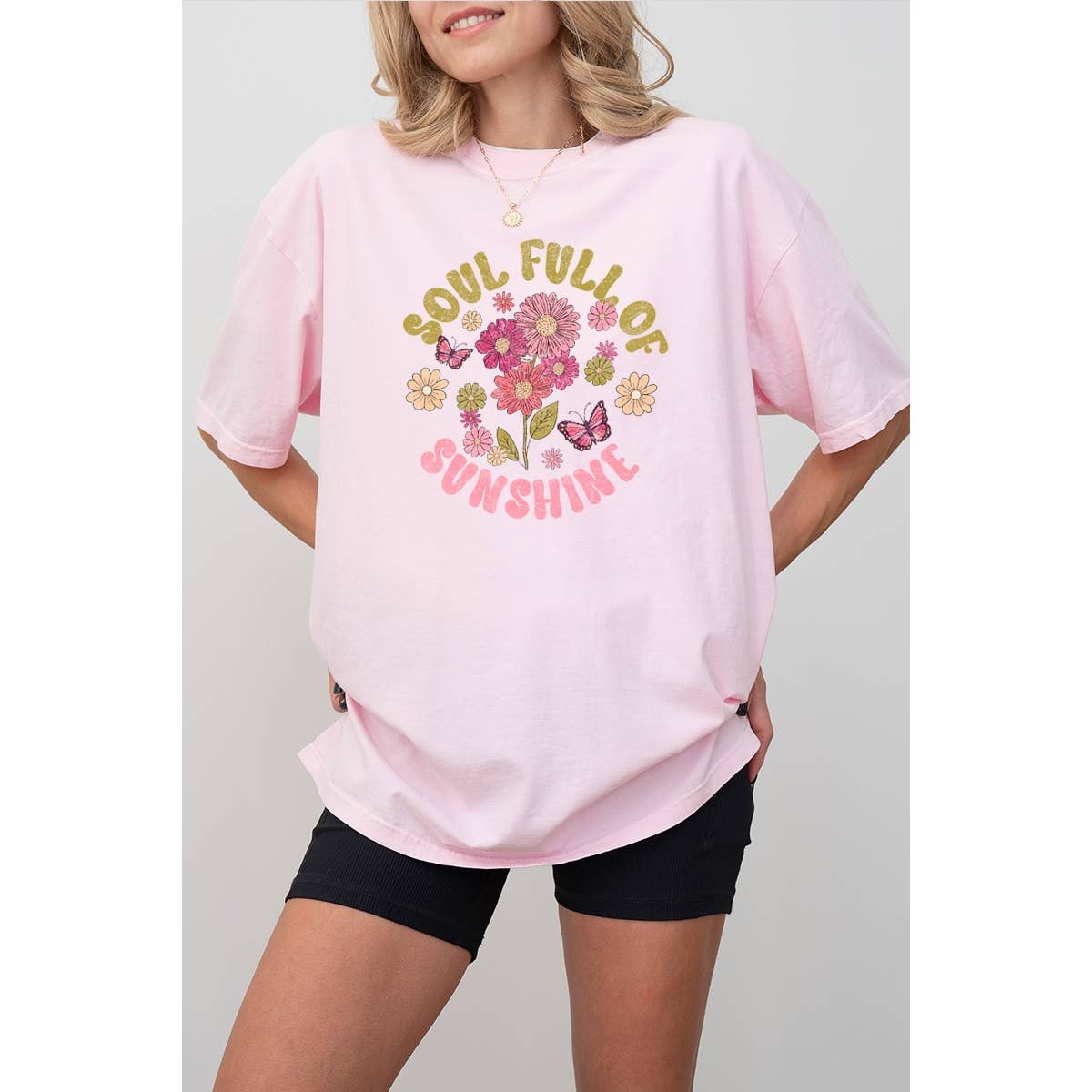 Soul Full of Sunshine Vintage Graphic Oversized - Adult & Kids T-Shirts, Sweatshirts & Hoodies apparel design preview 1