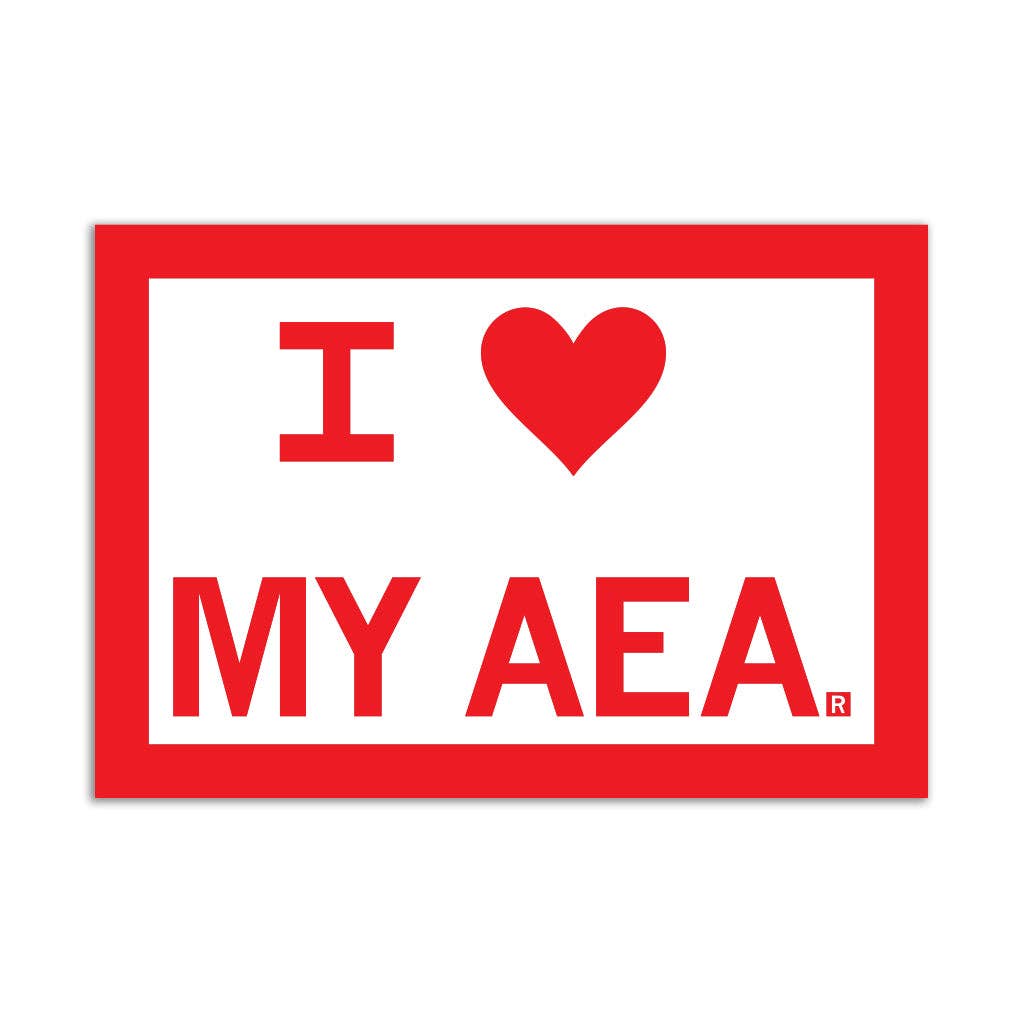 I Heart My Aea Sticker - Adult & Kids T-Shirts, Sweatshirts & Hoodies apparel design preview 1