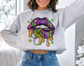Mardi Gras Lips Beads Stars Cute Party Nola - Adult & Kids T-Shirts, Sweatshirts & Hoodies apparel design preview 1