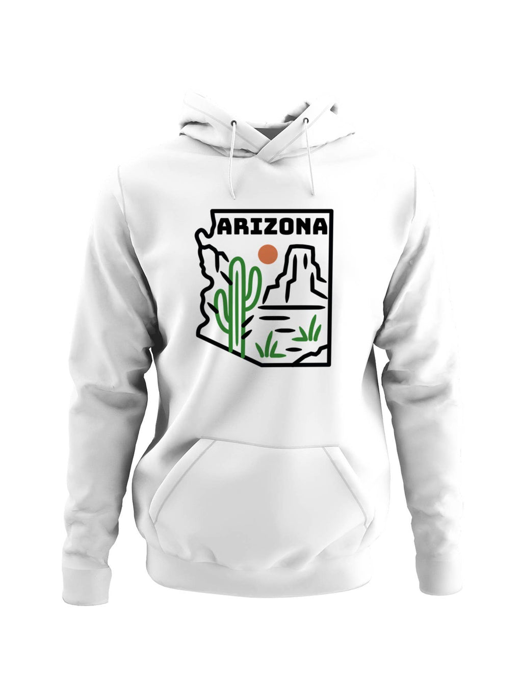 Arizona Cactus Desert Art Men's - Adult & Kids T-Shirts, Sweatshirts & Hoodies apparel design preview 1