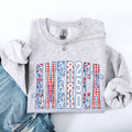 America, Ribbons and Bows, 250th, USA, Patriotic - Adult & Kids T-Shirts, Sweatshirts & Hoodies apparel design preview 1
