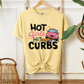 Hot Girls Hit Curbs Comfort Colors Butter - Adult & Kids T-Shirts, Sweatshirts & Hoodies apparel design preview 1