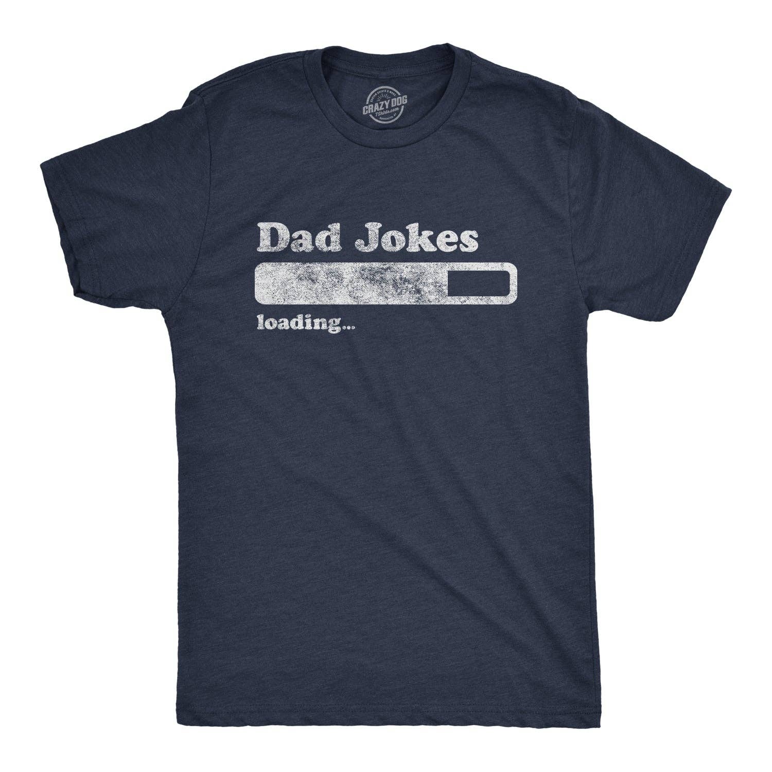 Dad Jokes Loading Men's - Adult & Kids T-Shirts, Sweatshirts & Hoodies apparel design preview 1