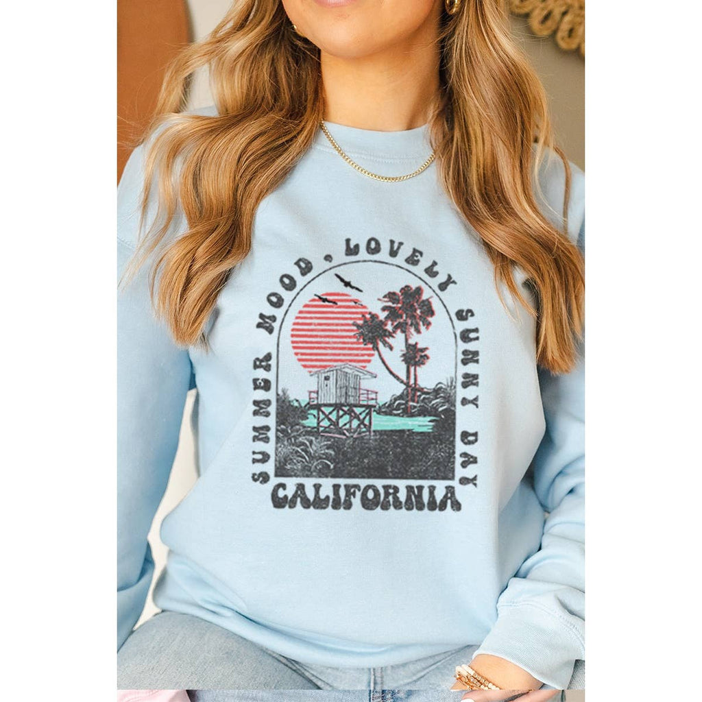 California Beach Vintage Graphic - Adult & Kids T-Shirts, Sweatshirts & Hoodies apparel design preview 1